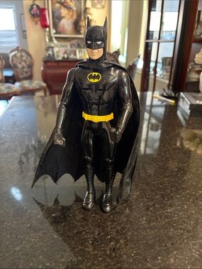 DC Comics Batman Kids Costume in Black with Yellow Emblem